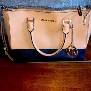 Michael Kors Camel and Black purse